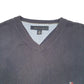 Mens Navy Tommy Hilfiger Knit V Neck Jumper