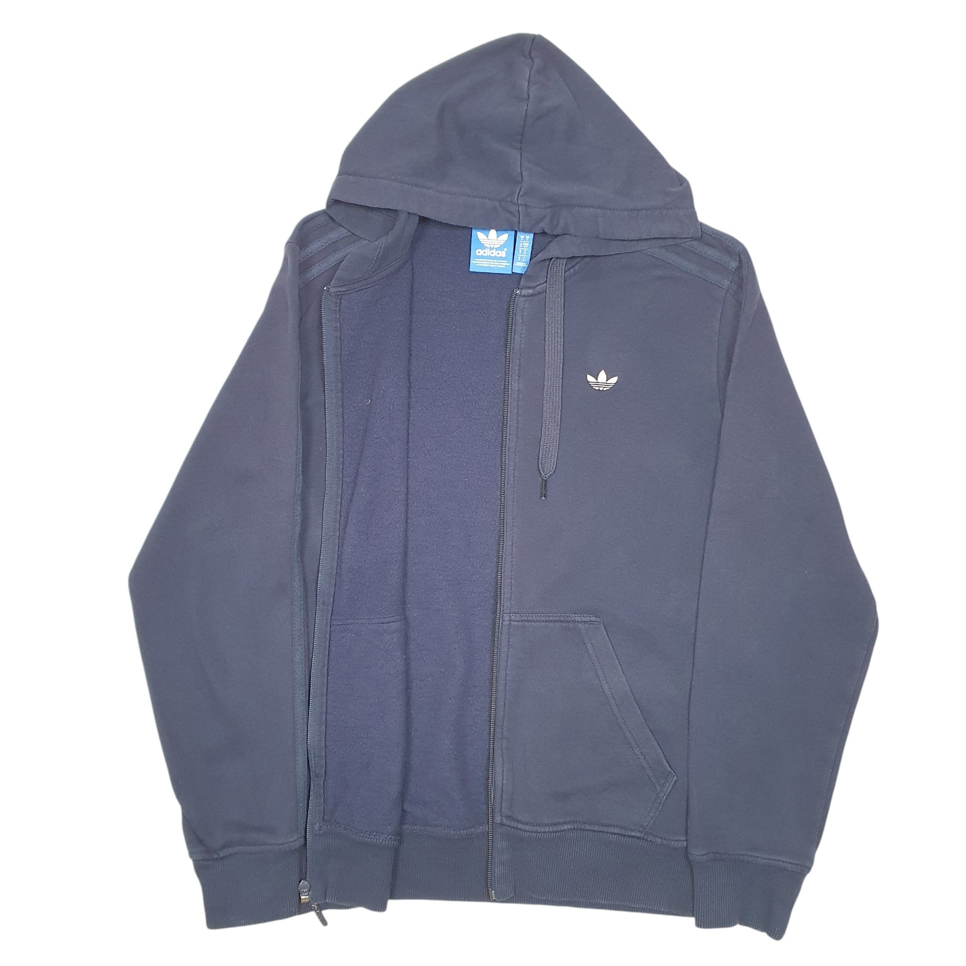 Mens Navy Adidas Hoodie Utah FC Full Zip Jumper