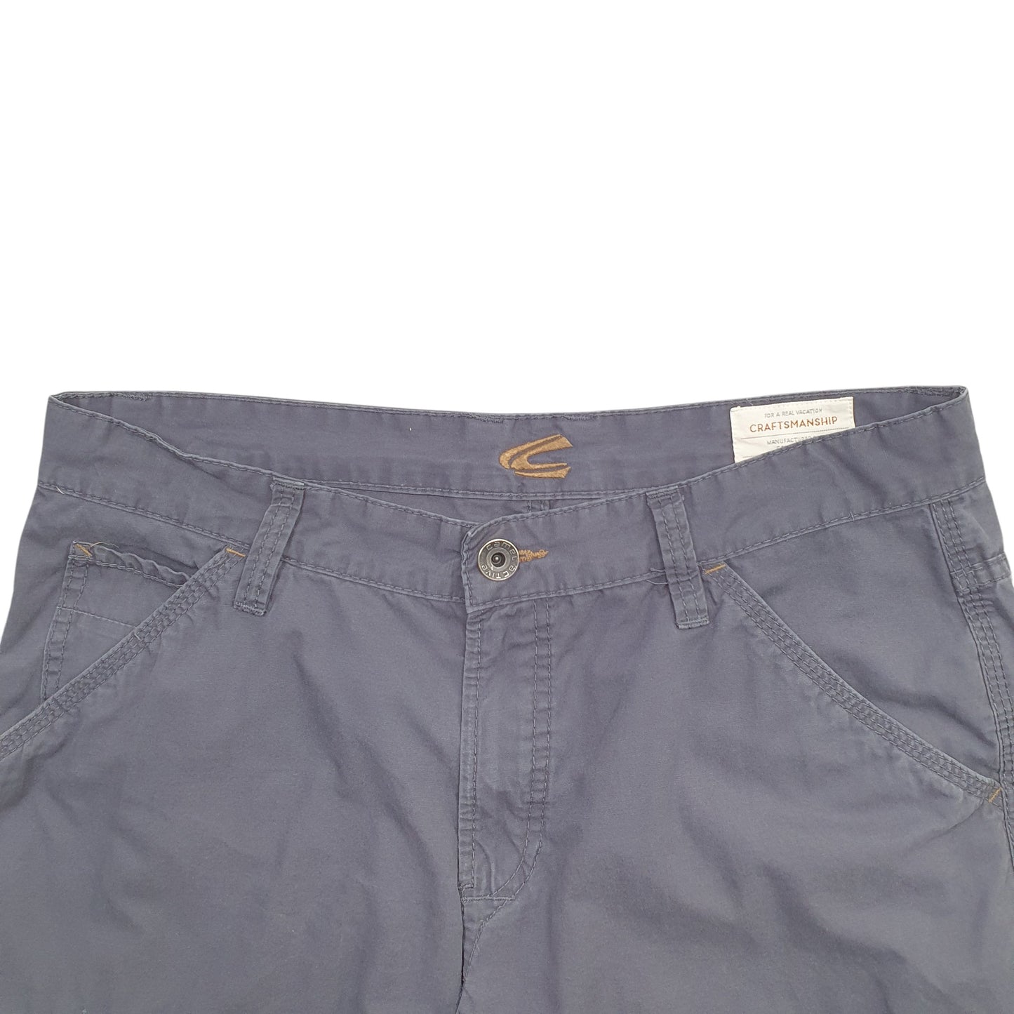 Mens Grey Camel Active  Cargo Shorts