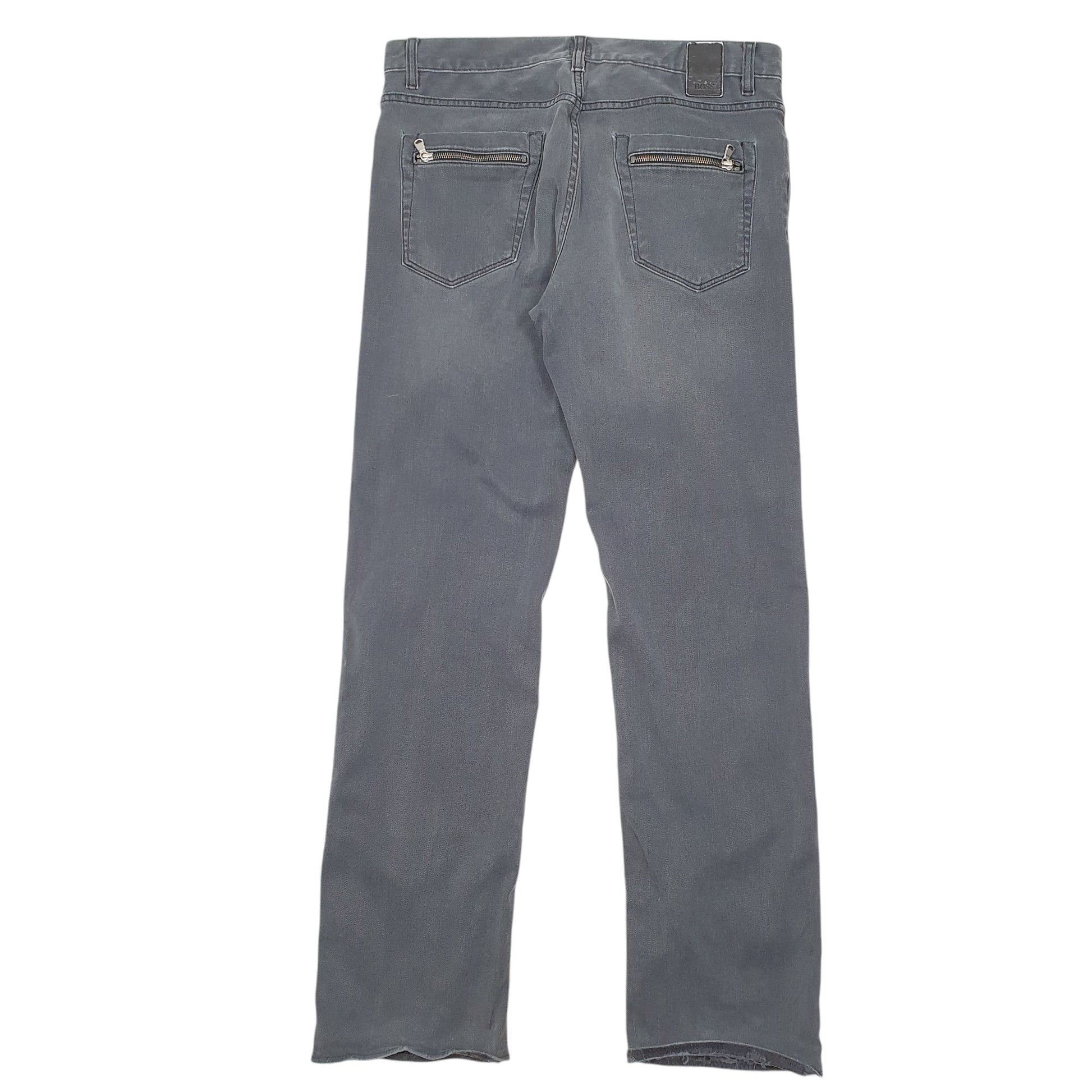 Mens Grey Hugo Boss Stretch Casual JeansW35 L34