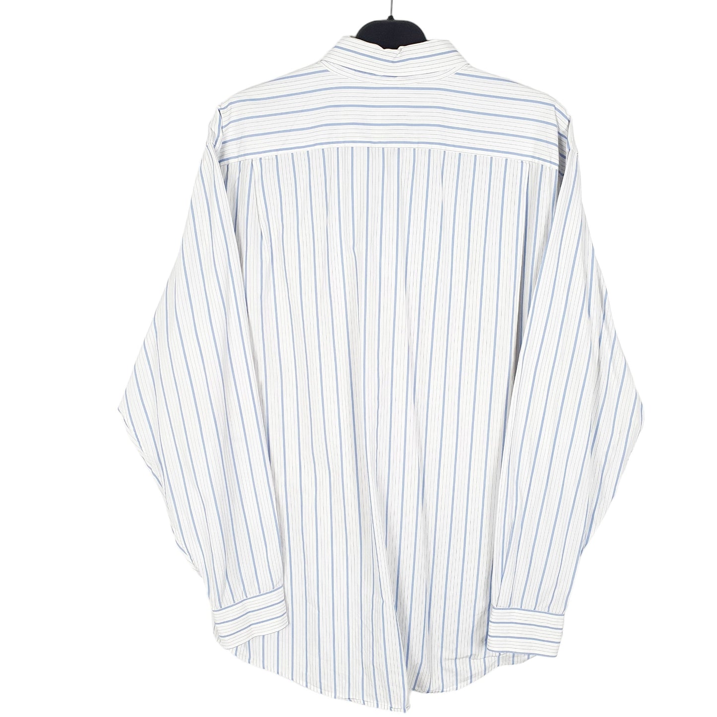 Mens White Lacoste  Long Sleeve Shirt