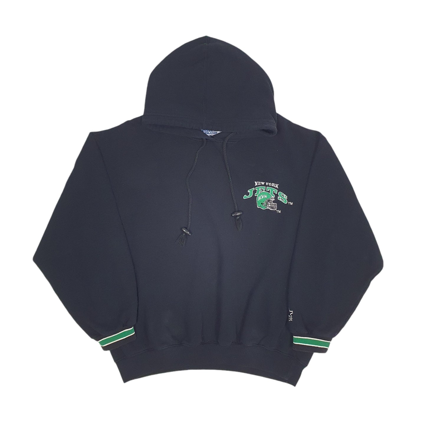 Mens Black Starter NFL Pro Line New York Jets Hoodie Jumper