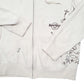 Womens Cream Hard Rock Cafe Hoodie Full Zip Jumper
