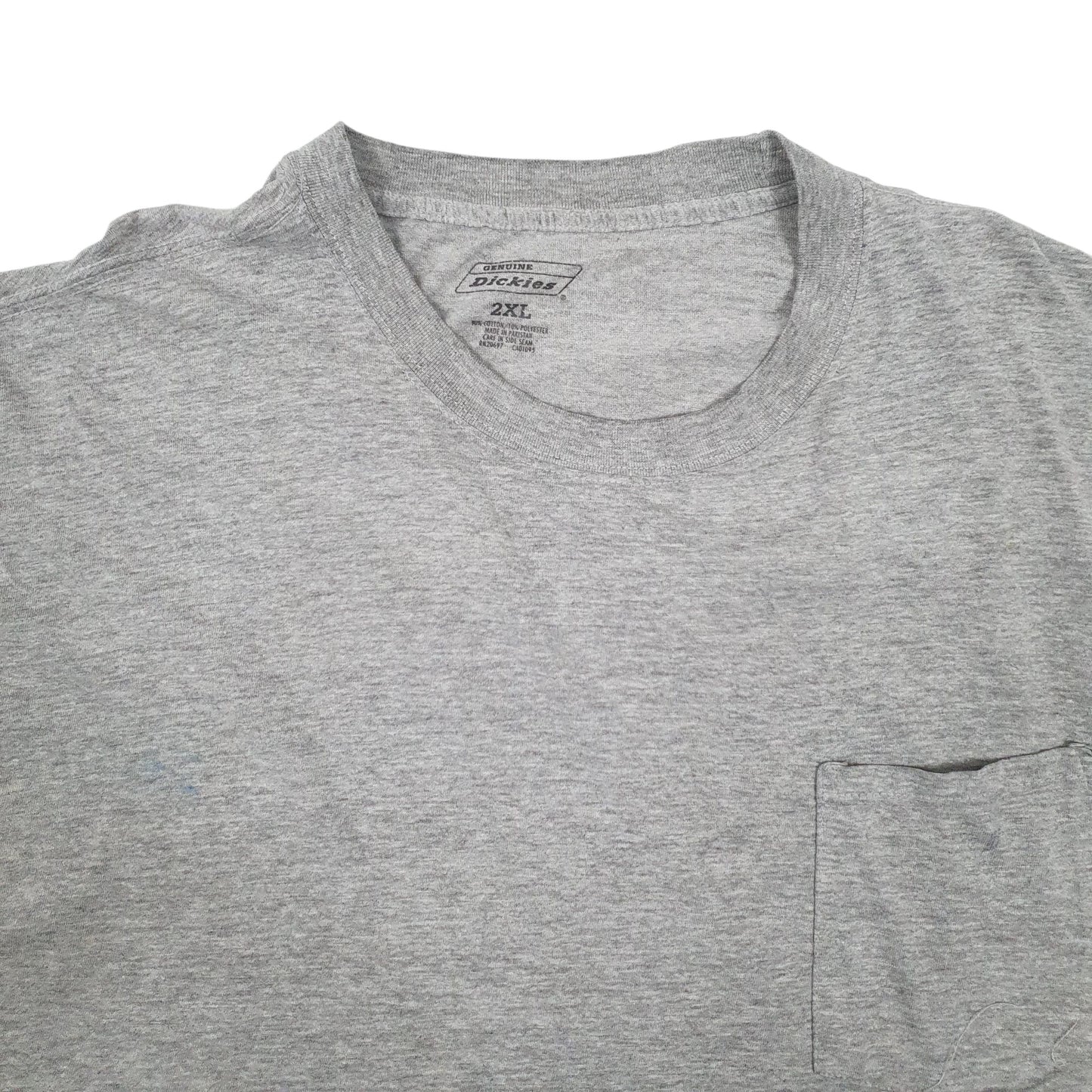 Mens Grey Dickies  Short Sleeve T Shirt