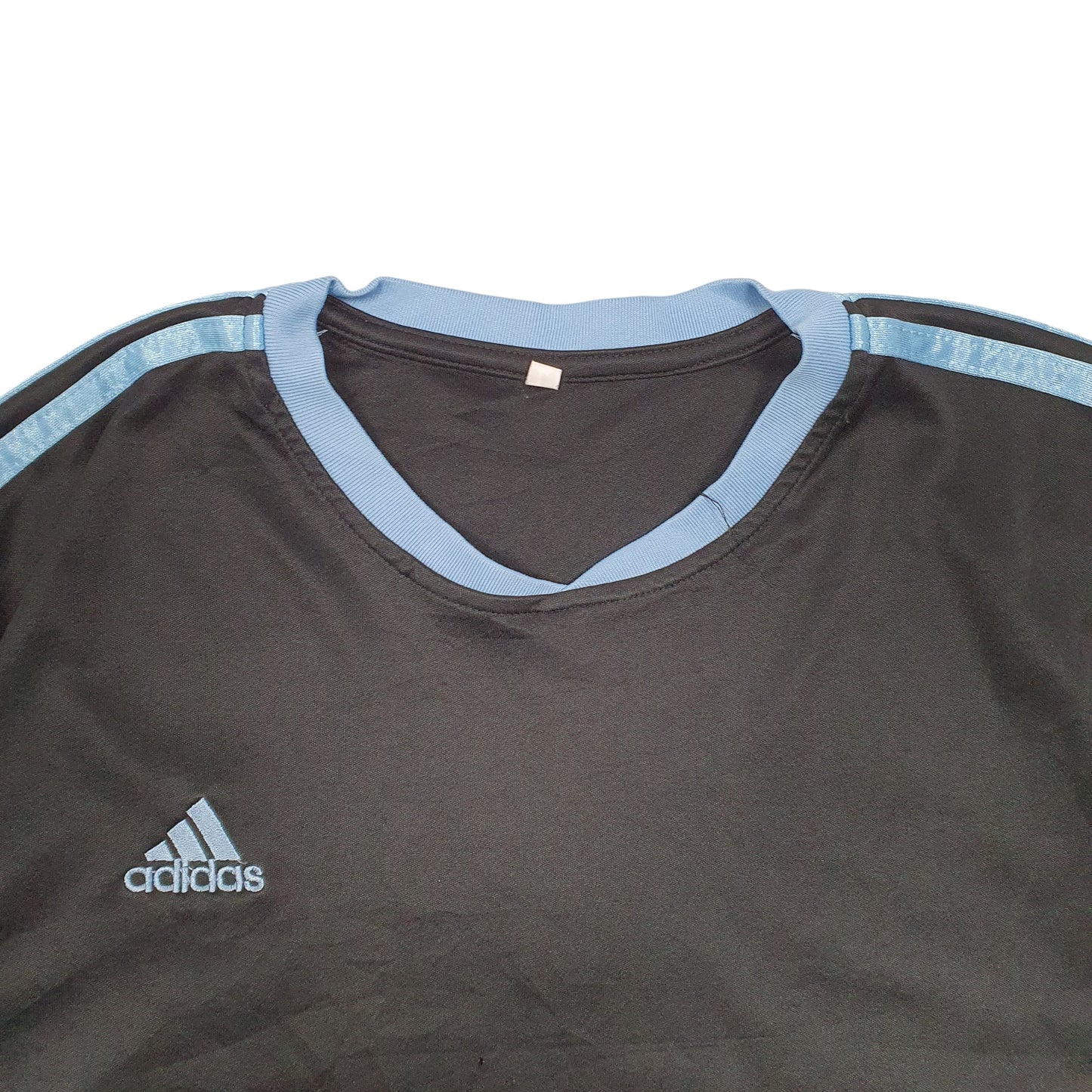 Mens Black Adidas Football Active Short Sleeve T Shirt