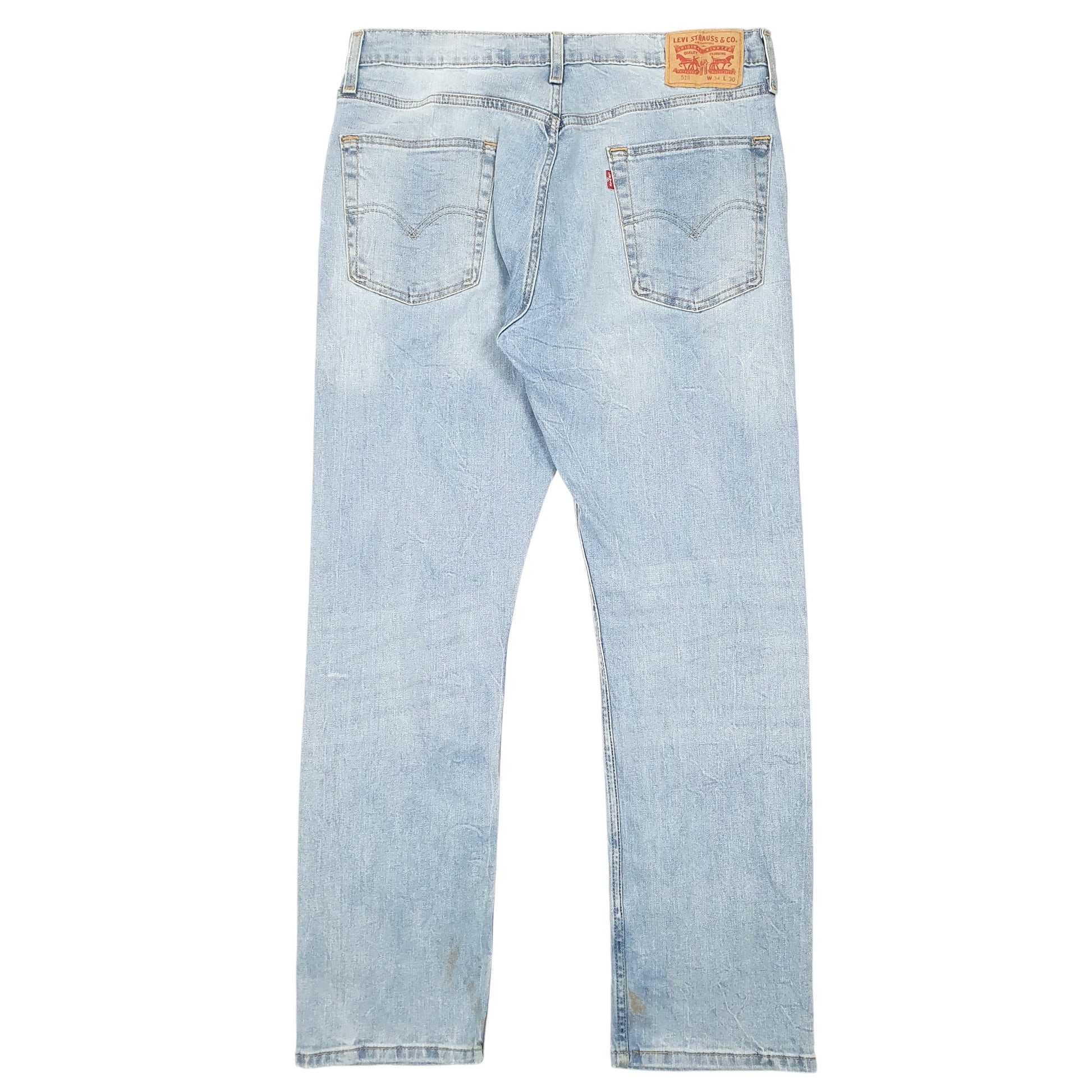 Mens Blue Levis  513 JeansW34 L30
