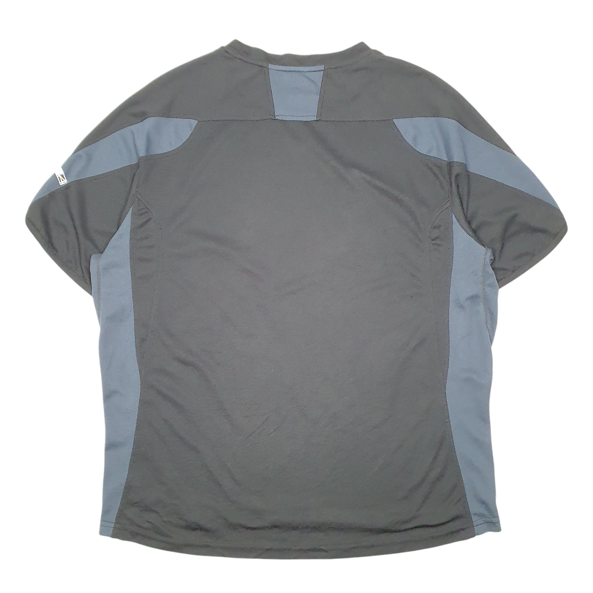 Mens Black Fila Active Workout Gym Short Sleeve T Shirt