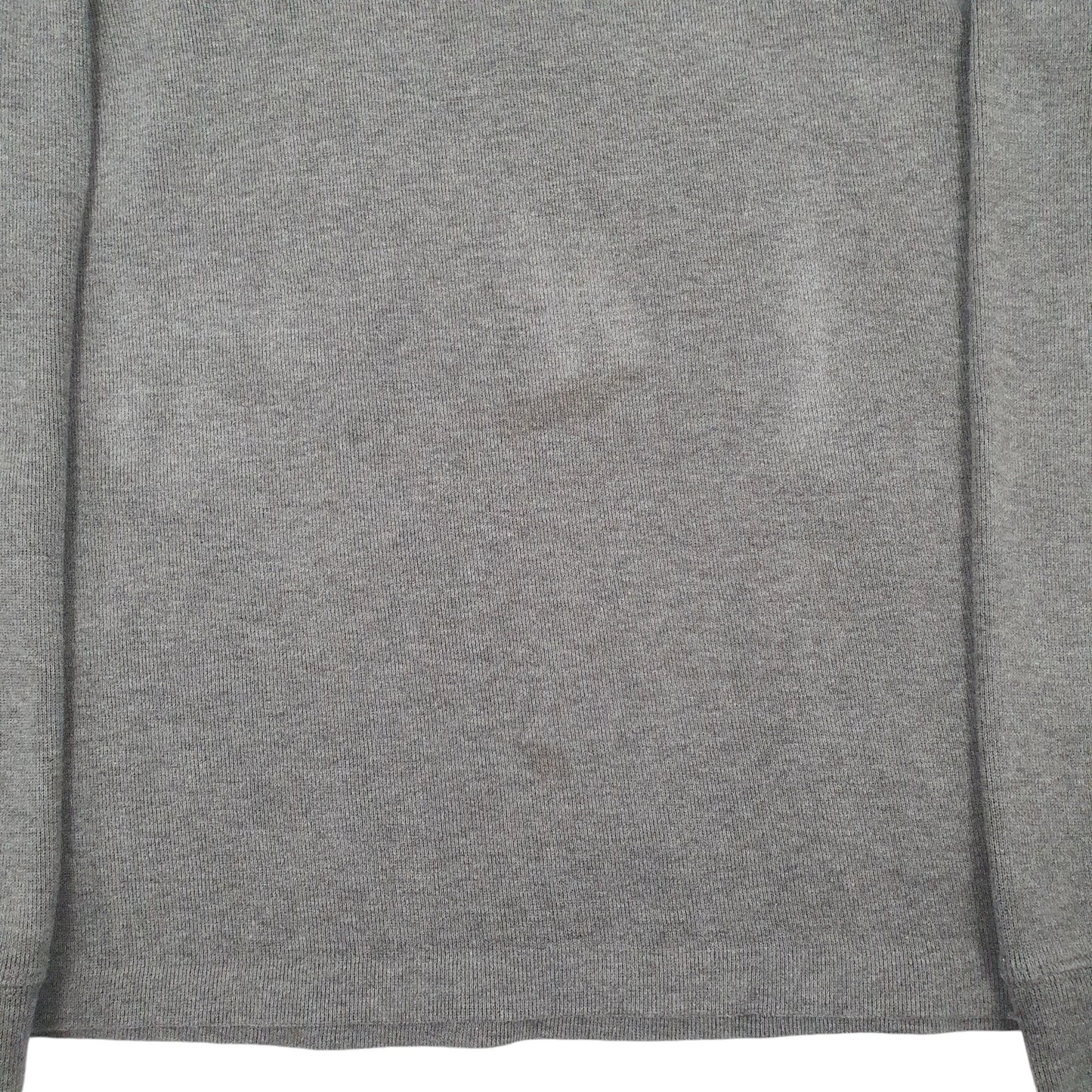 Mens Grey Ralph Lauren Polo Quarter Zip Jumper