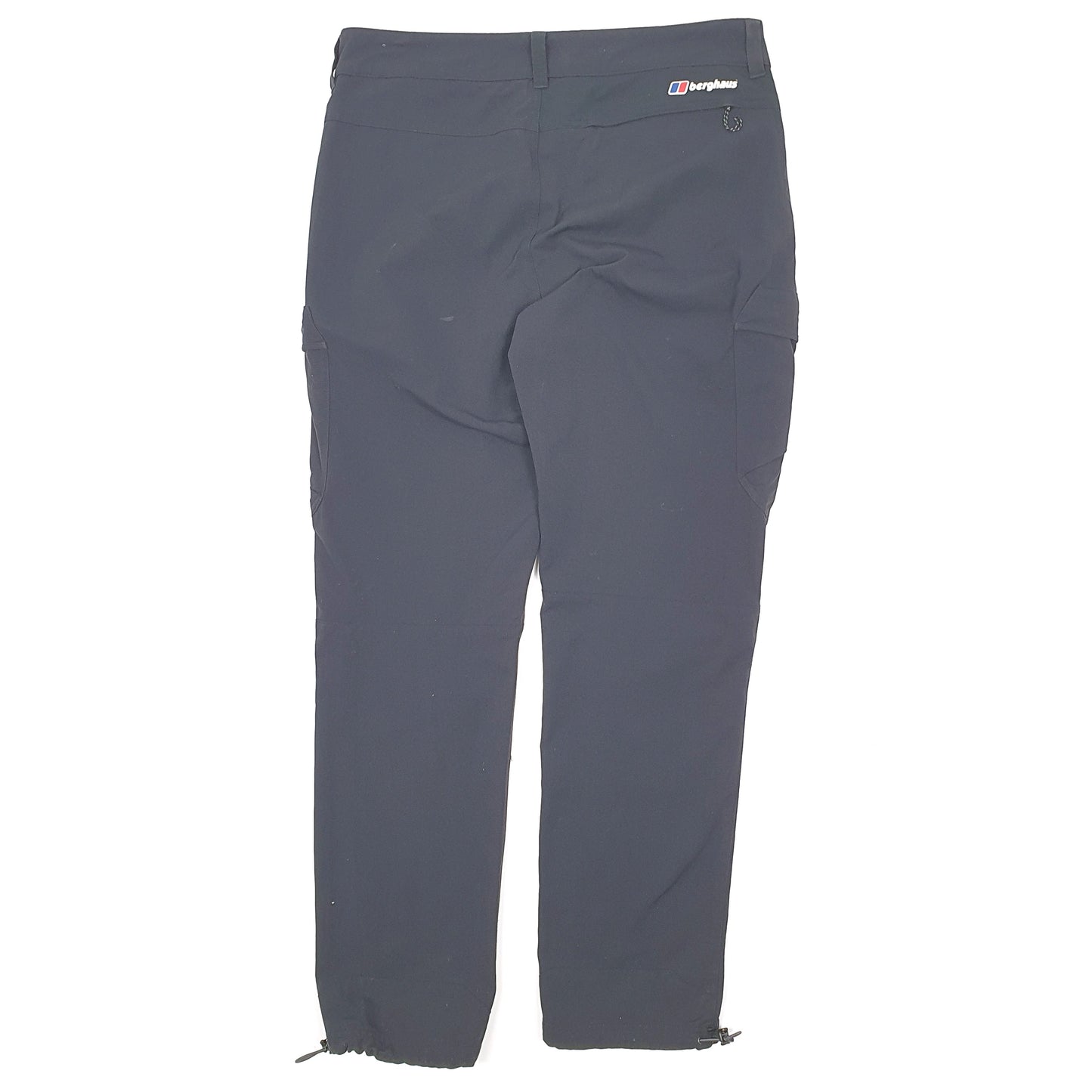 Mens Black Berghaus Hiking Walking Cargo Trousers