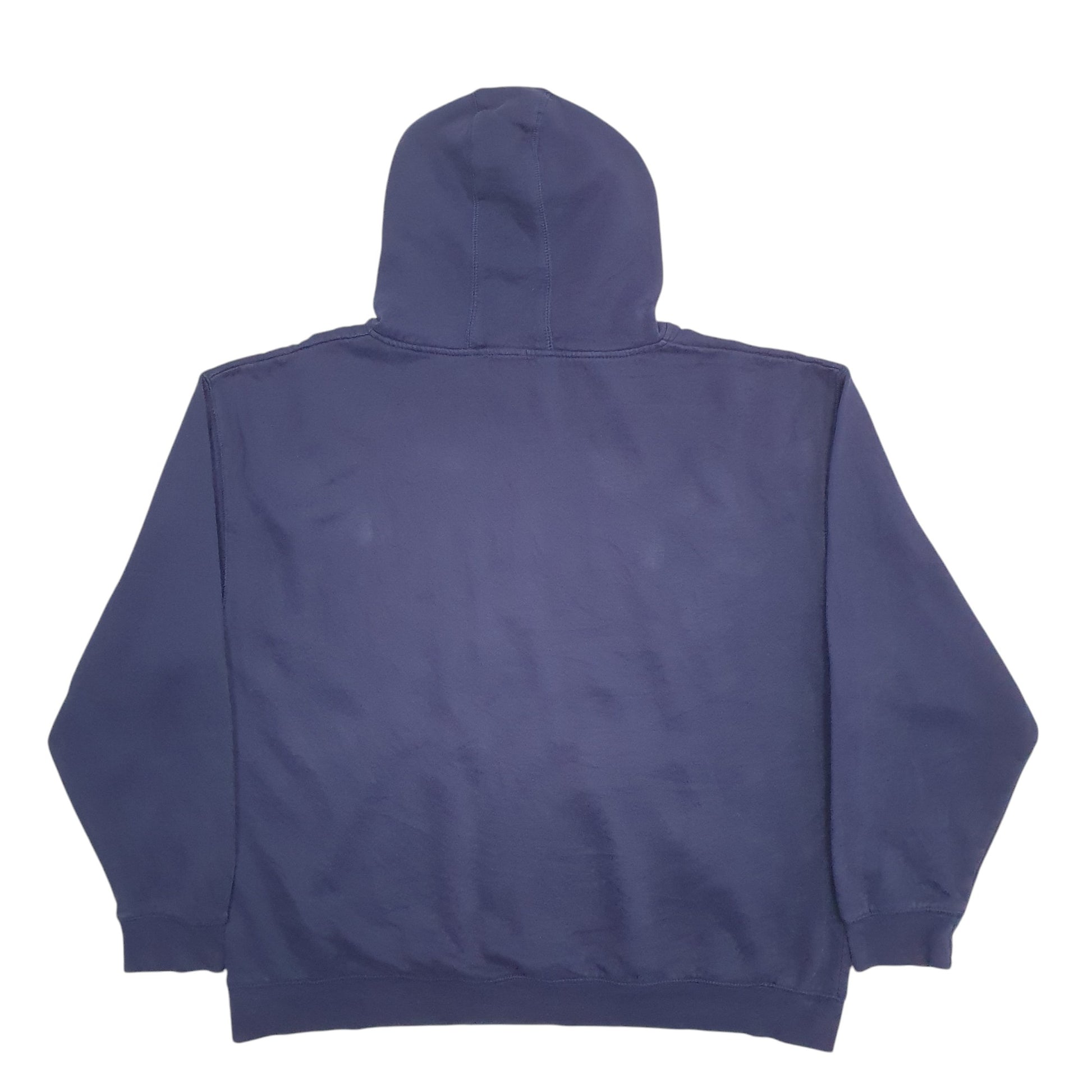 Mens Blue Champion Michigan Spellout Hoodie Jumper