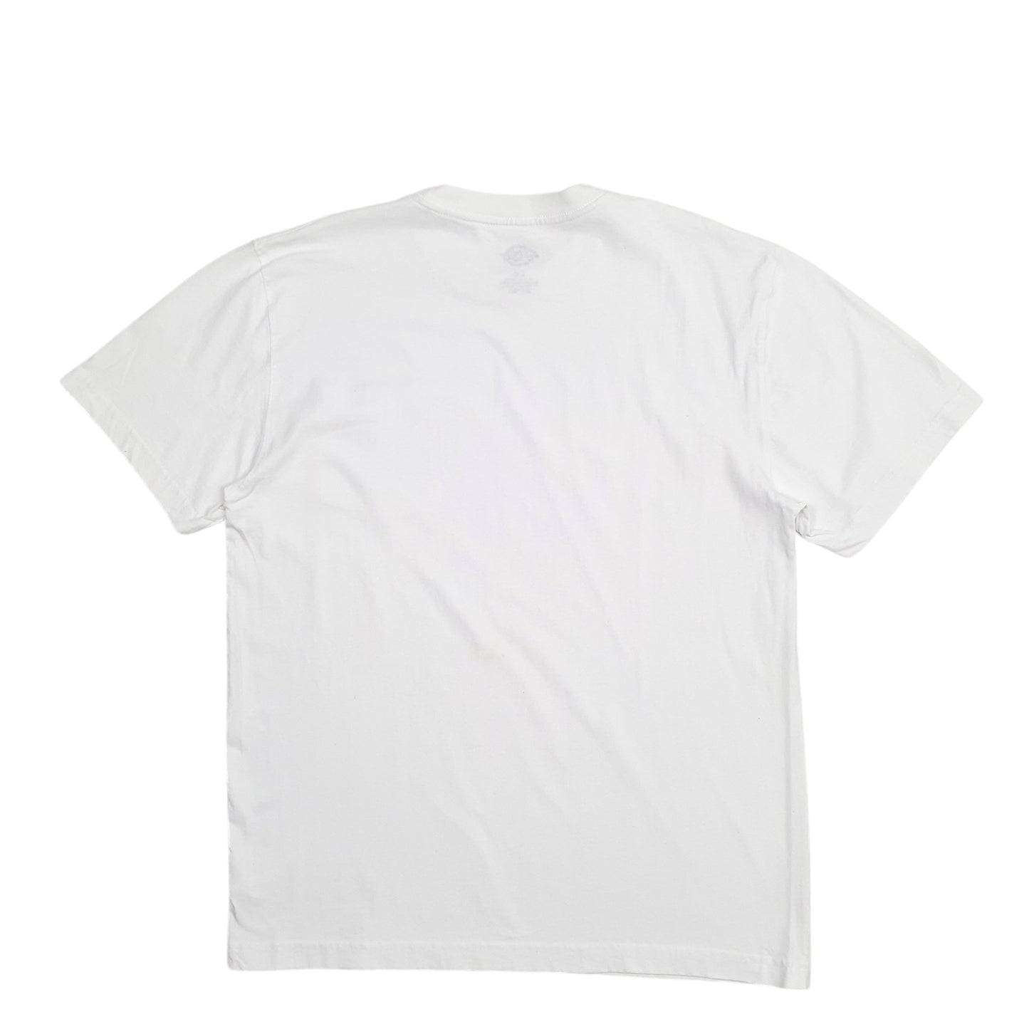 Mens White Dickies  Short Sleeve T Shirt