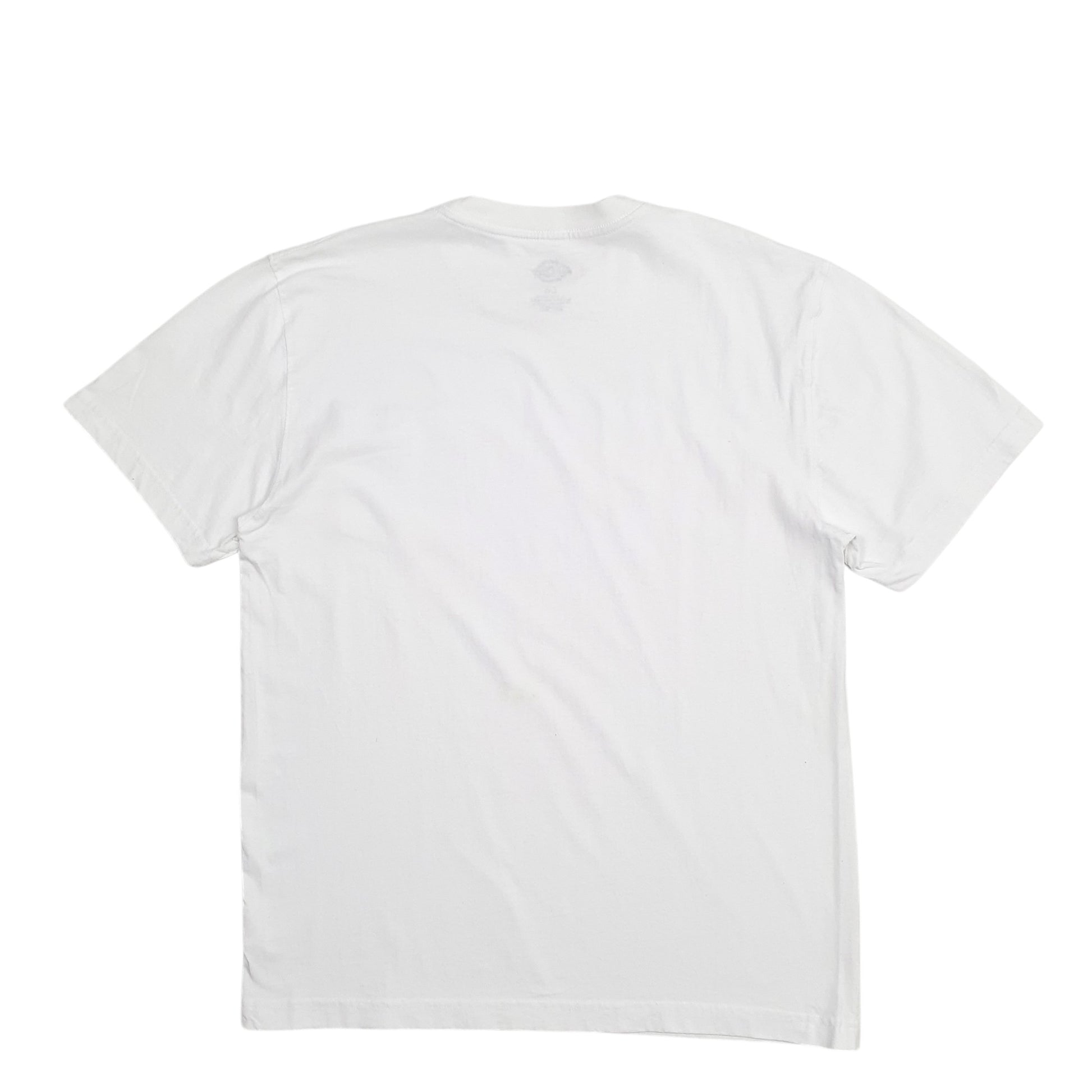 Mens White Dickies  Short Sleeve T Shirt