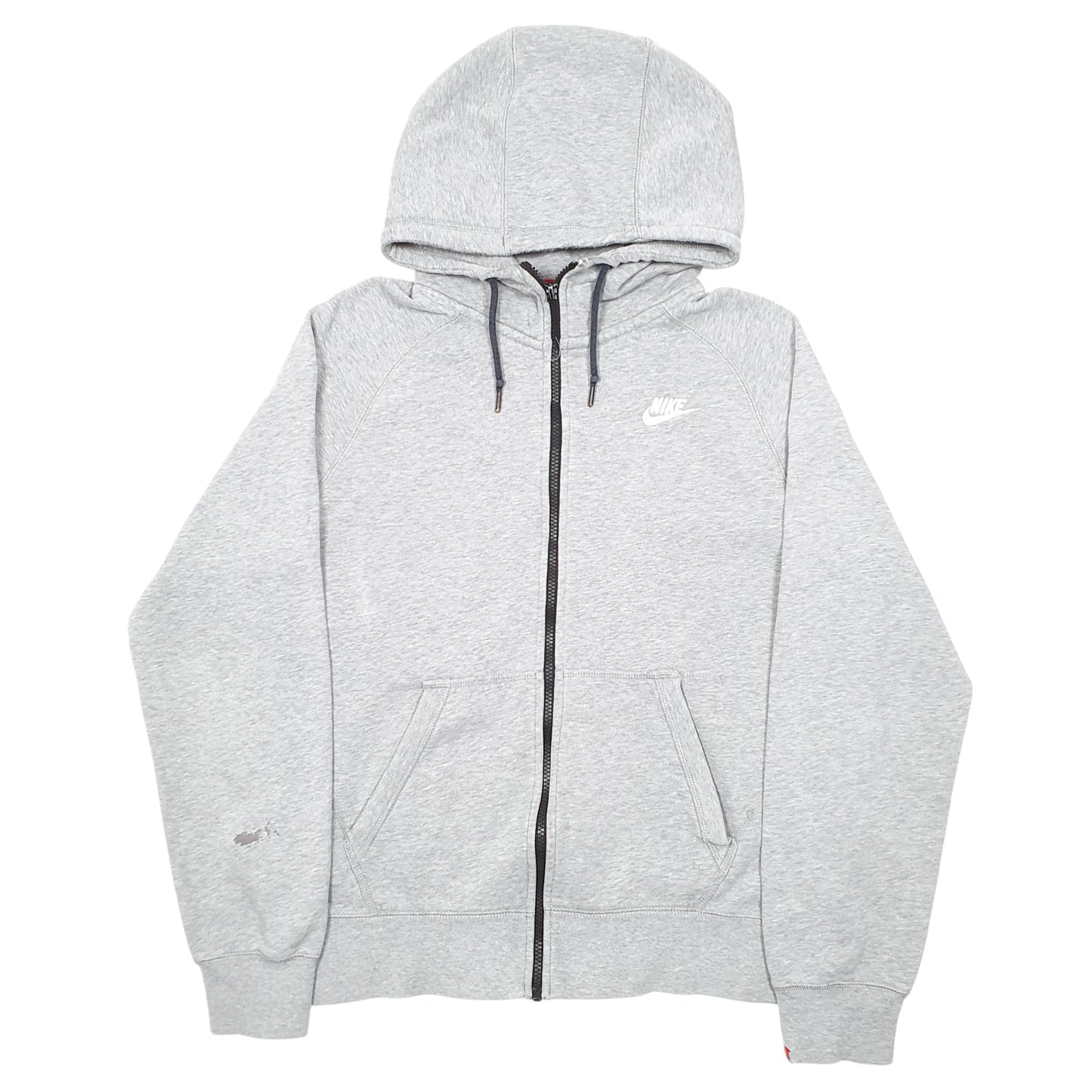 Mens Grey Nike Hoodie Full Zip Jumper