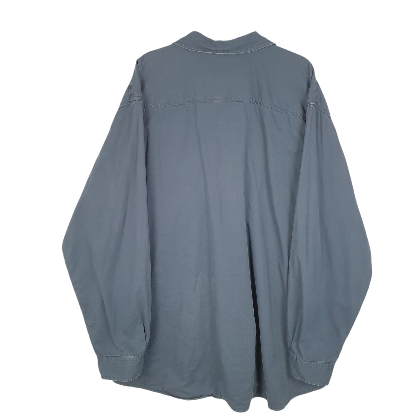 Mens Navy L.L.Bean Overshirt Shacket Long Sleeve Shirt