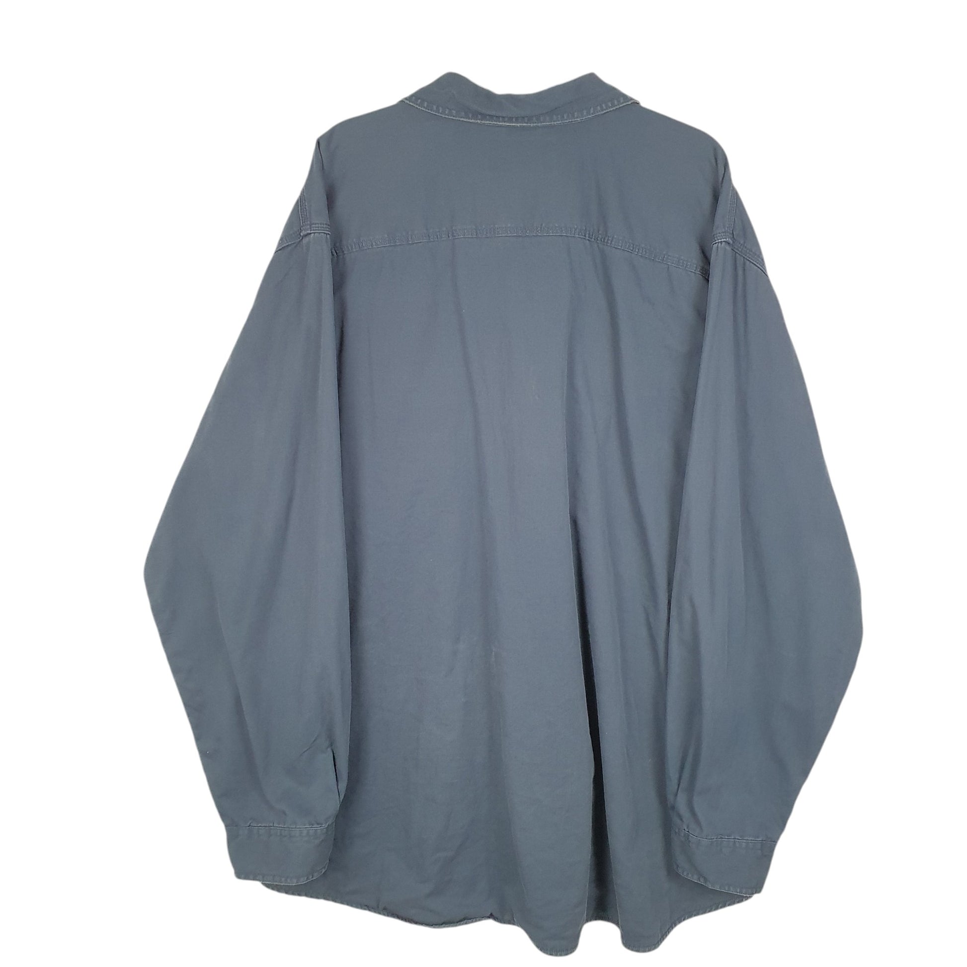 Mens Navy L.L.Bean Overshirt Shacket Long Sleeve Shirt