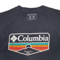 Mens Black Columbia Sportswear Spellout Short Sleeve T Shirt