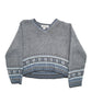 Womens Grey Private Eyes  Crewneck Jumper
