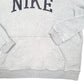 Mens Grey Nike Spellout Hoodie Jumper