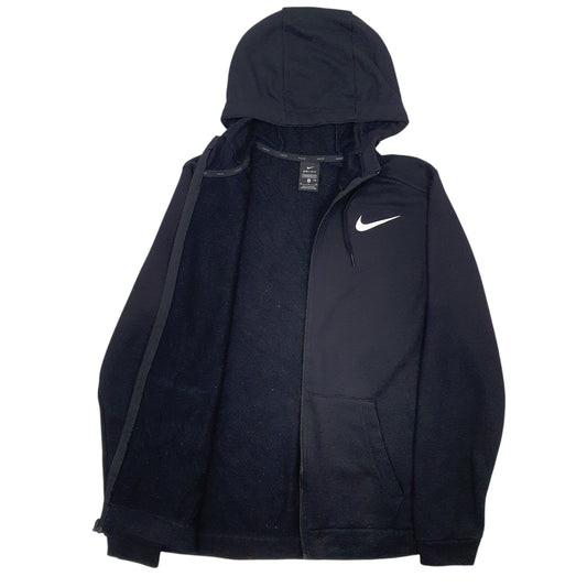 Mens Black Nike Dri-Fit Full Zip Jumper