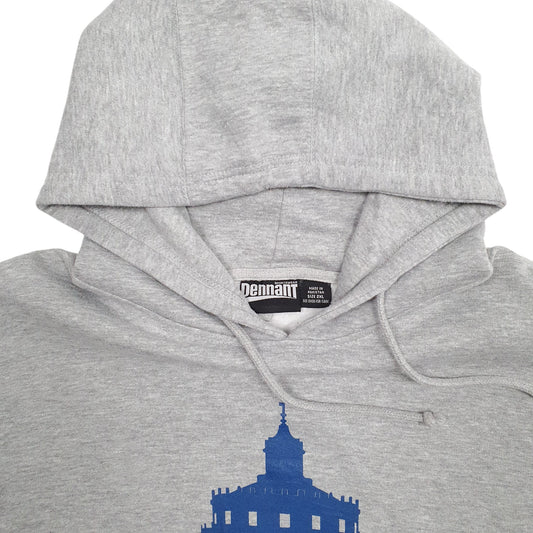 Mens Grey Pennant University Of Rochester 2023 Hoodie Jumper