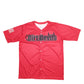 Mens Red Non Branded Baseball Jersey Dirt Devils Spellout Short Sleeve T Shirt