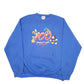 Mens Blue Disney Disneyland 100 Years Mickey Goofy Donald Crewneck Jumper