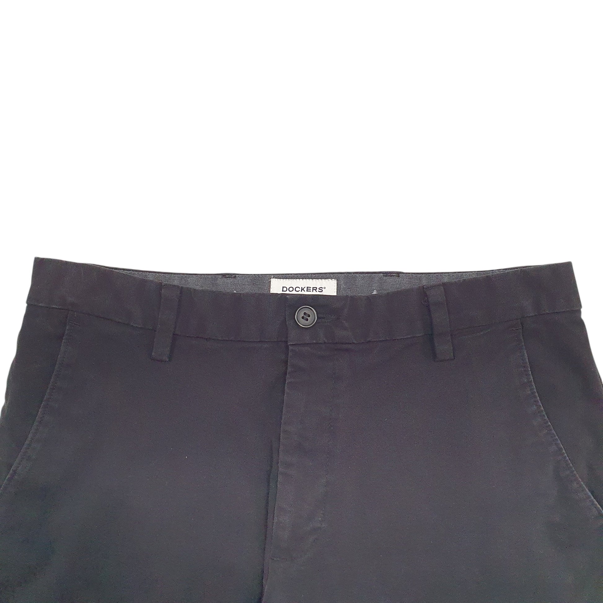 Mens Black Dockers  Chino Trousers