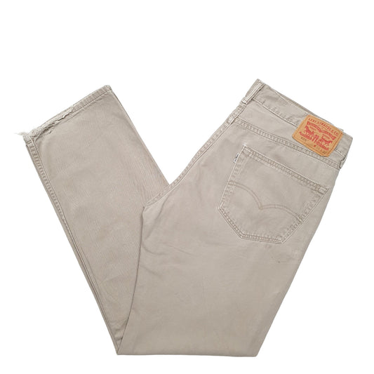 Mens Beige Levis 505 JeansW34 L32