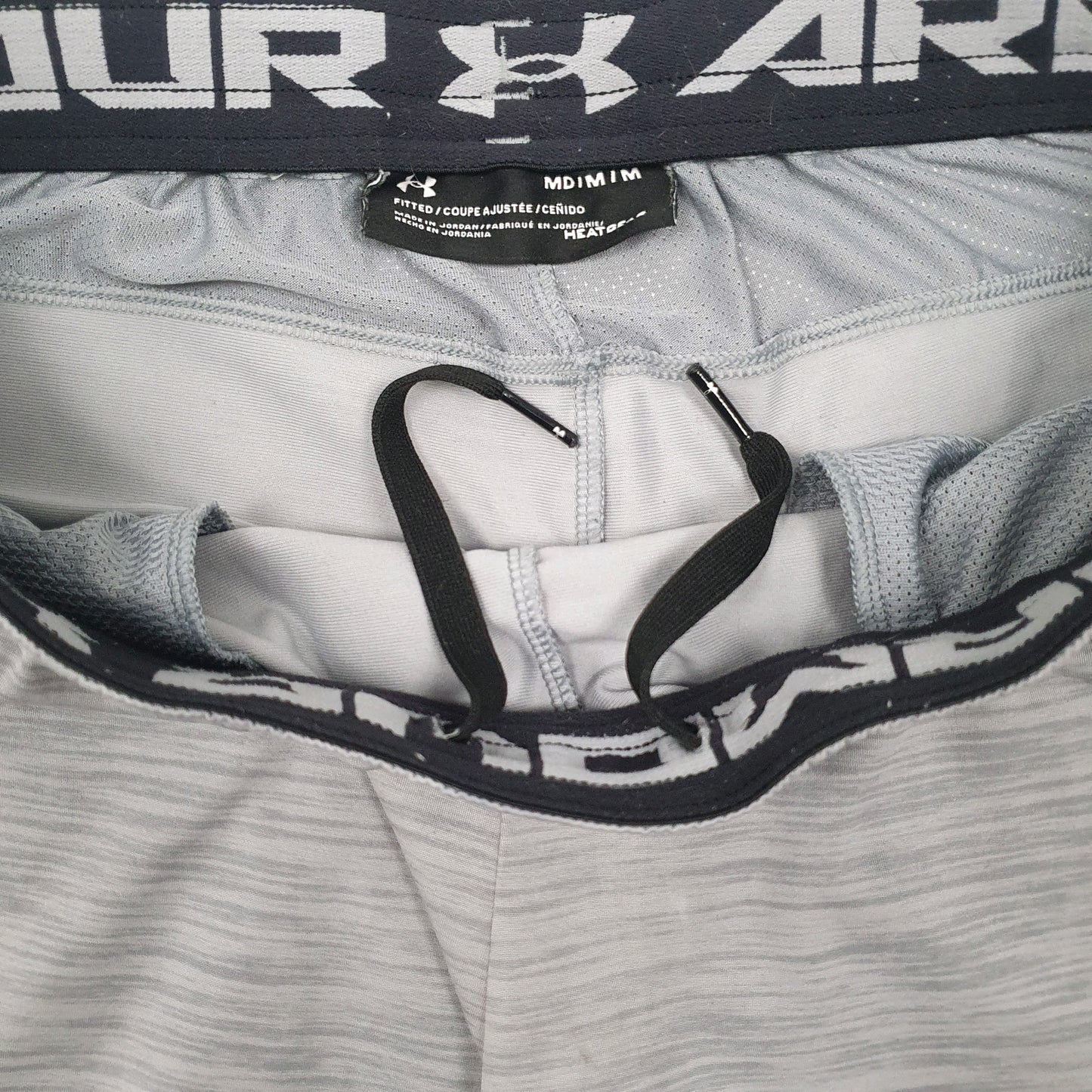 Mens Grey Under Armour Heatgear Sport Shorts