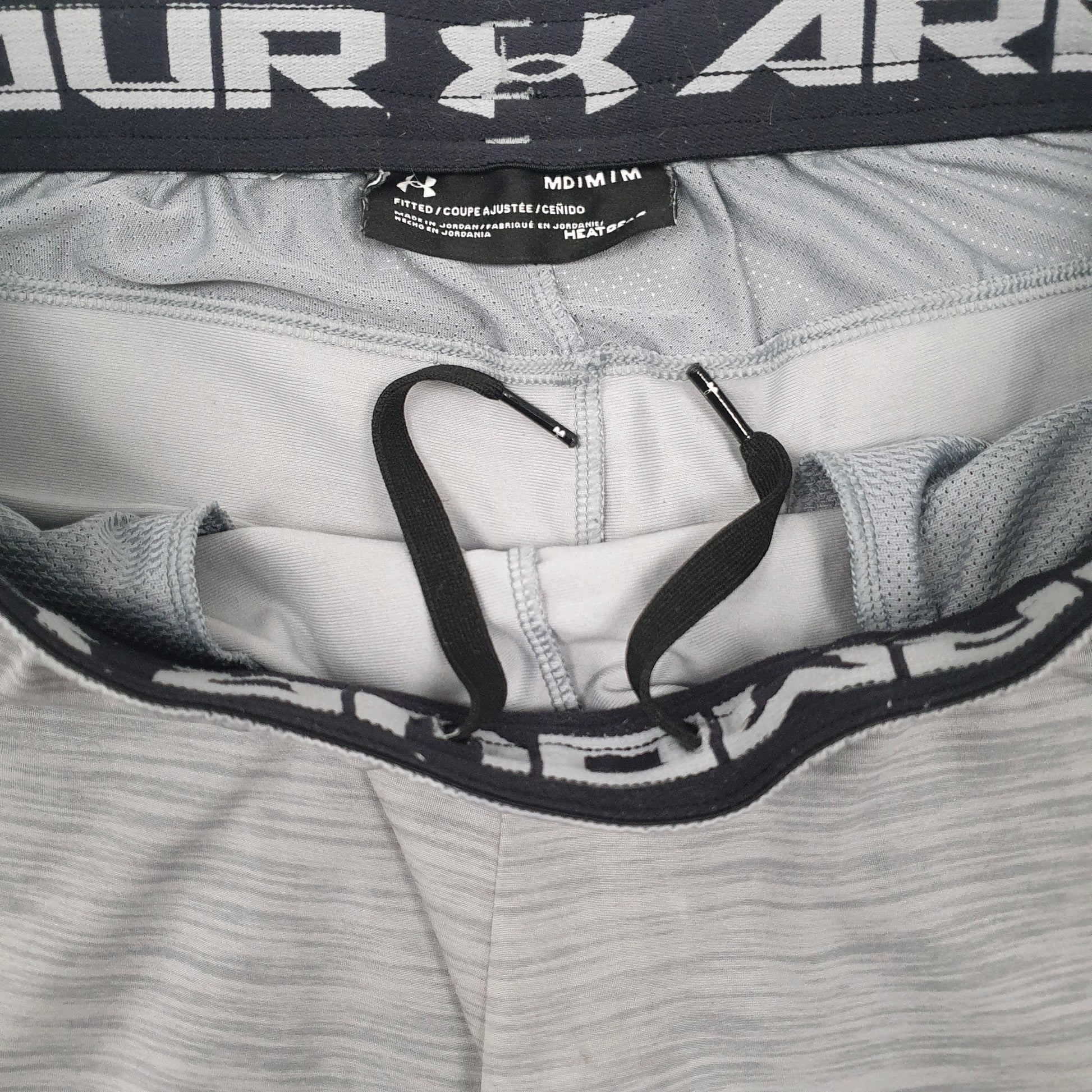 Mens Grey Under Armour Heatgear Sport Shorts