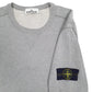 Mens Grey Stone Island  Crewneck Jumper