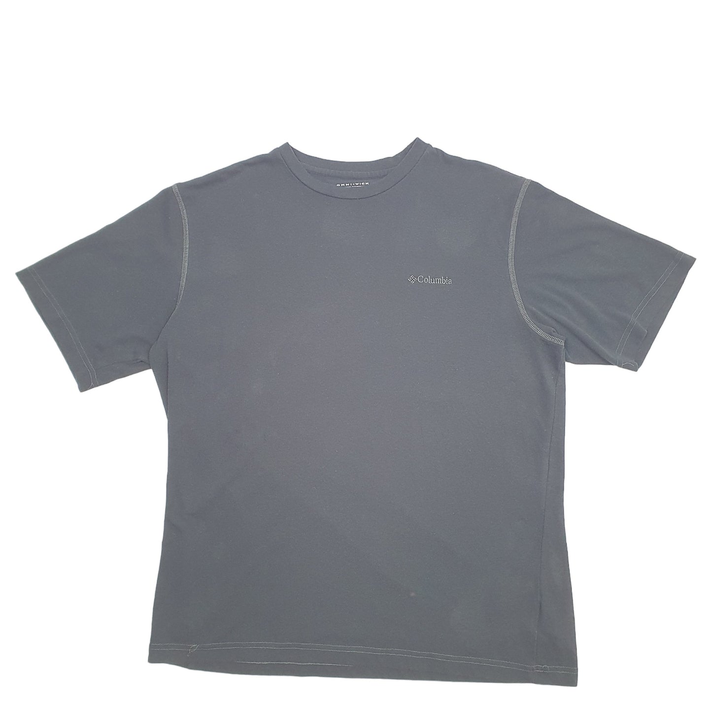 Mens Black Columbia Sportswear Active Omni Wick Short Sleeve T Shirt
