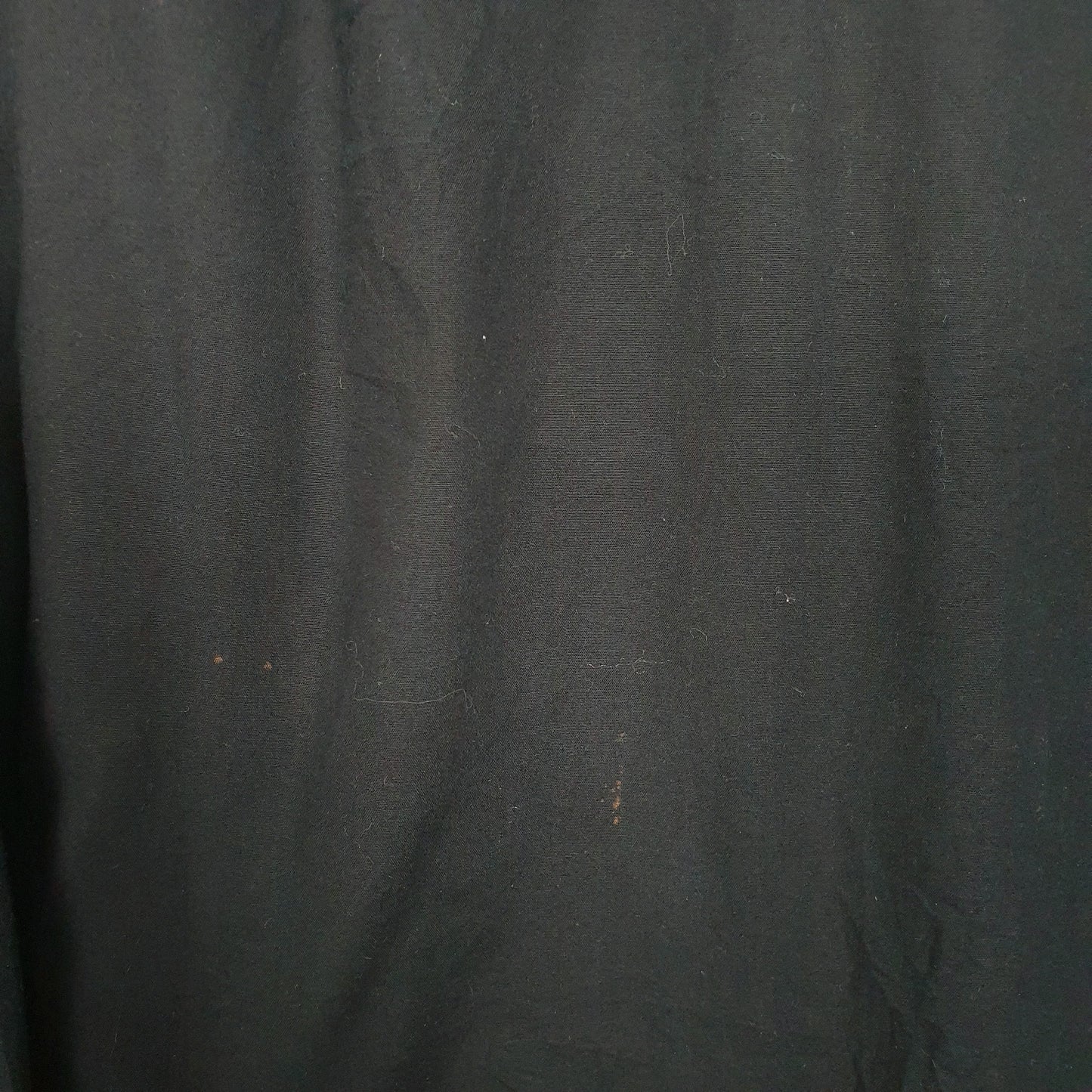 Mens Black Dockers Fitted Long Sleeve Shirt