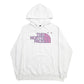Mens White The North Face Spellout Hoodie Jumper