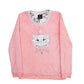 Womens Pink Disney Cat Crewneck Jumper