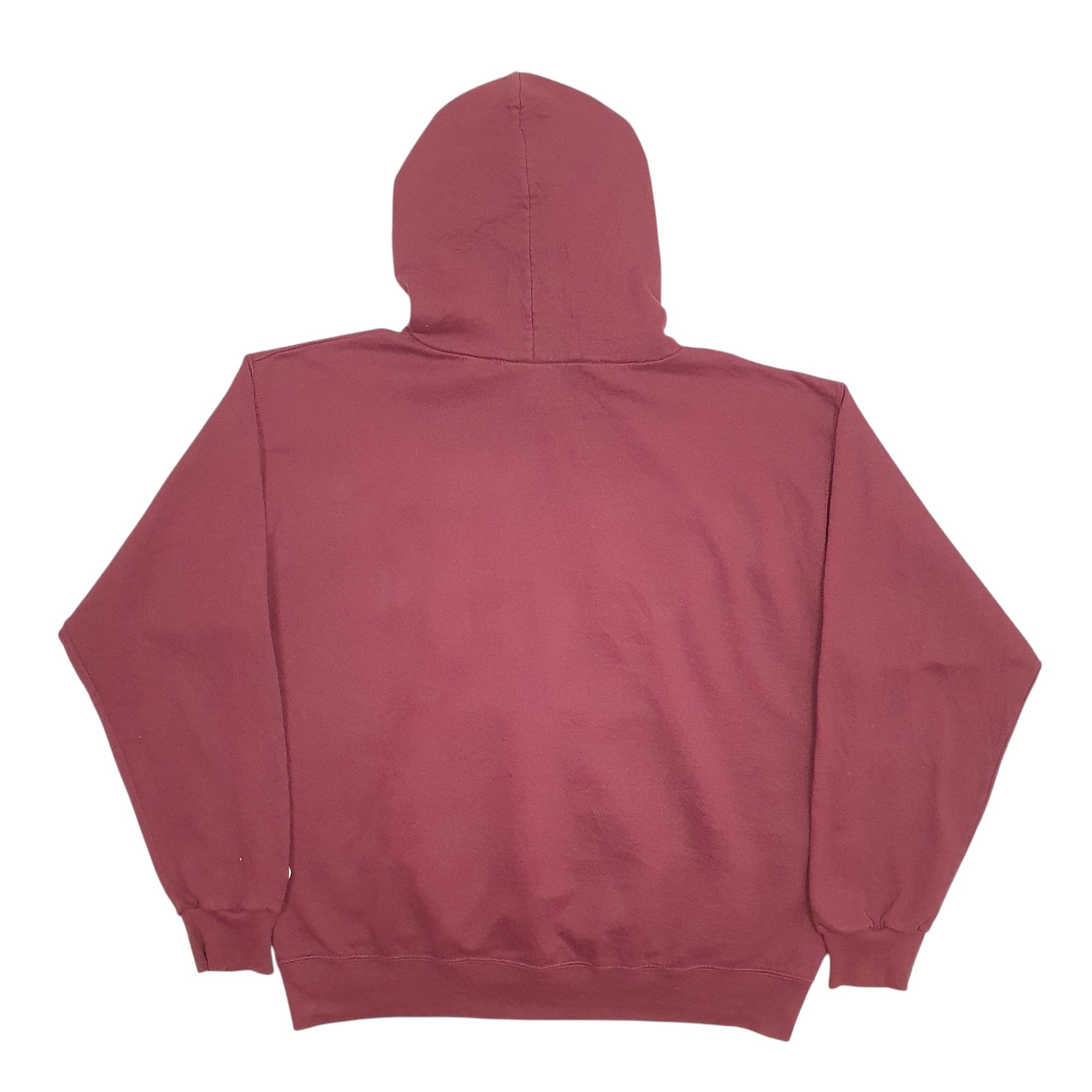 Mens Burgundy Champion USM Spellout Hoodie Jumper