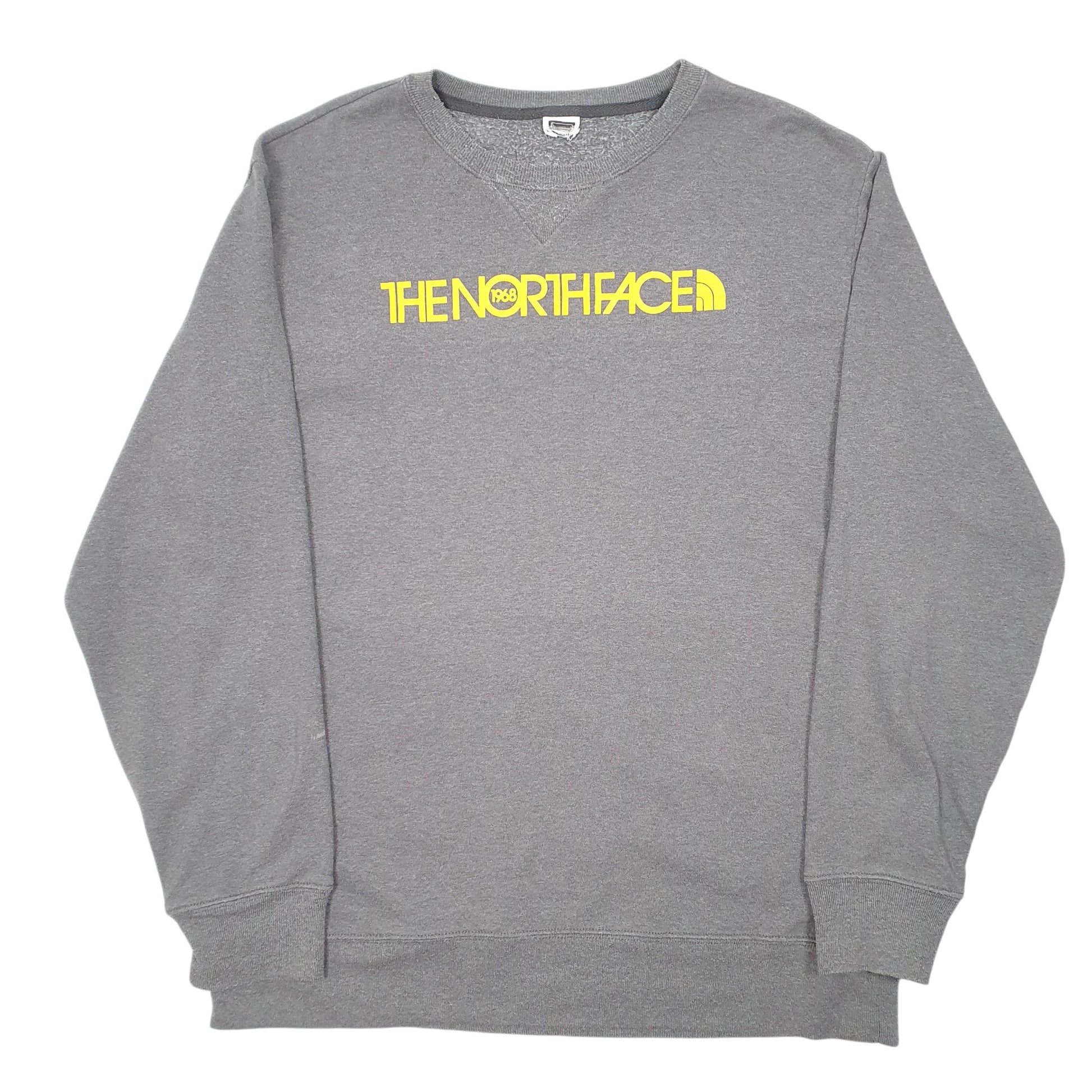 Mens Grey The North Face  Crewneck Jumper