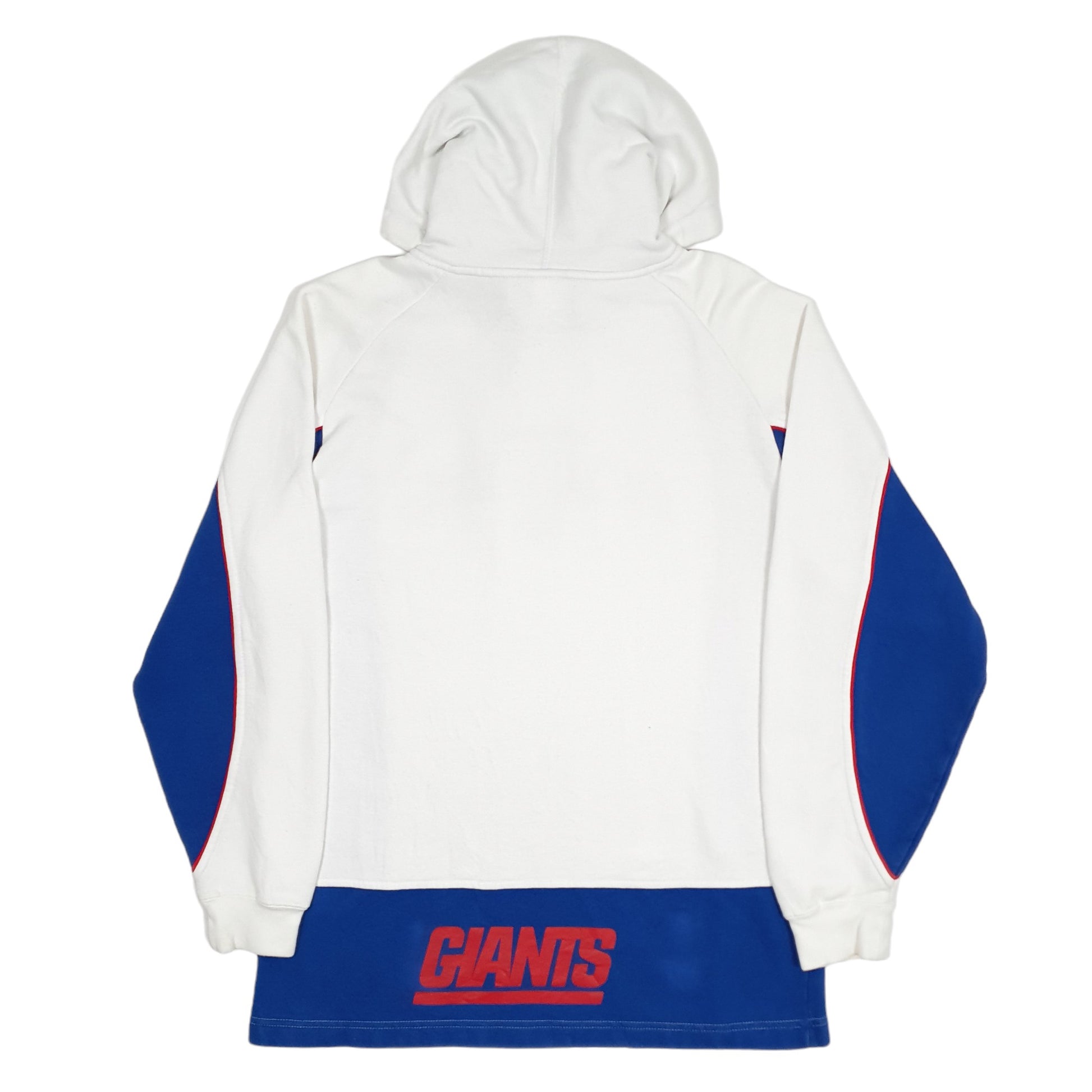 Mens White NFL New York Giant Tall Hoodie Jumper