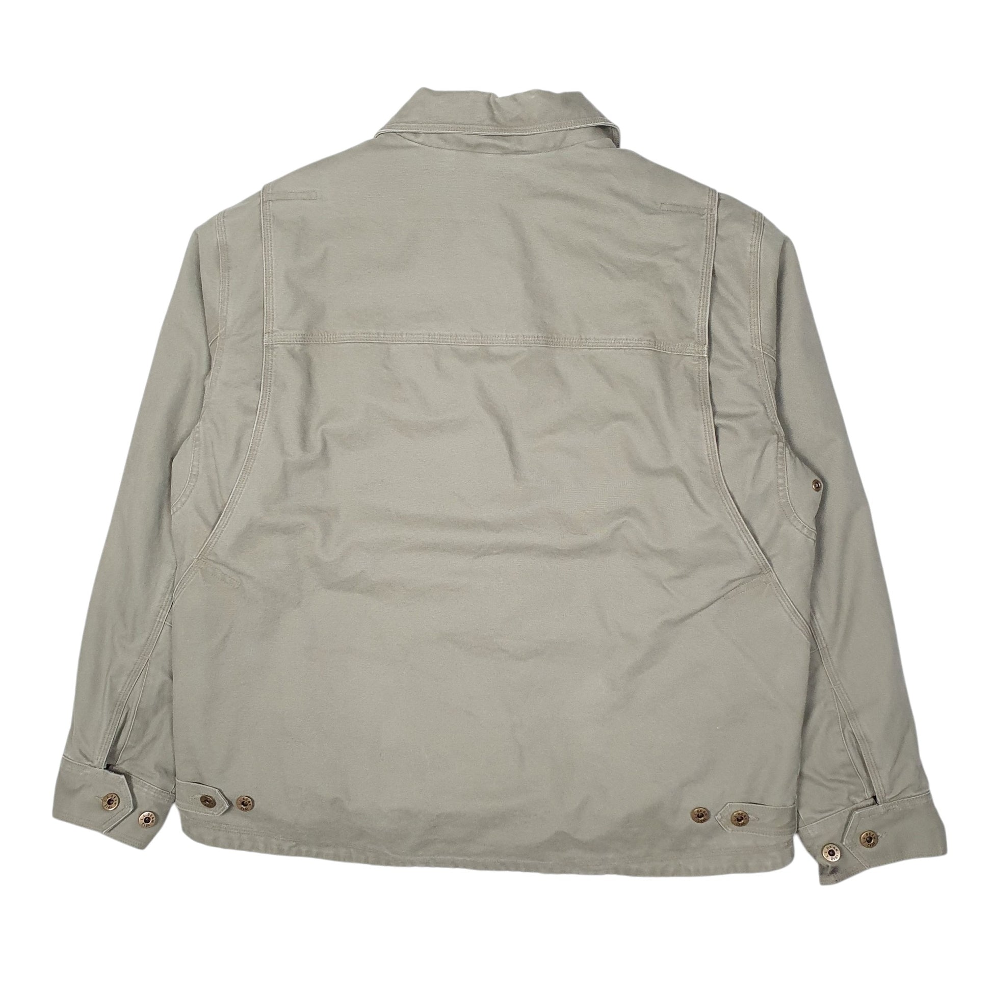 Mens Green L.L.Bean Katahdin Iron Works Detroit Workwear  Coat