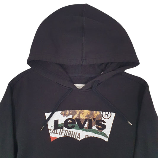 Mens Black Levis  Hoodie Jumper