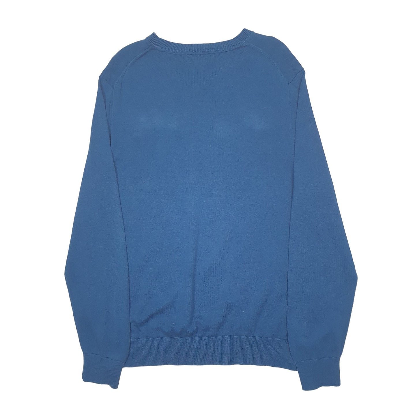 Mens Blue Nautica Knit Crewneck Jumper