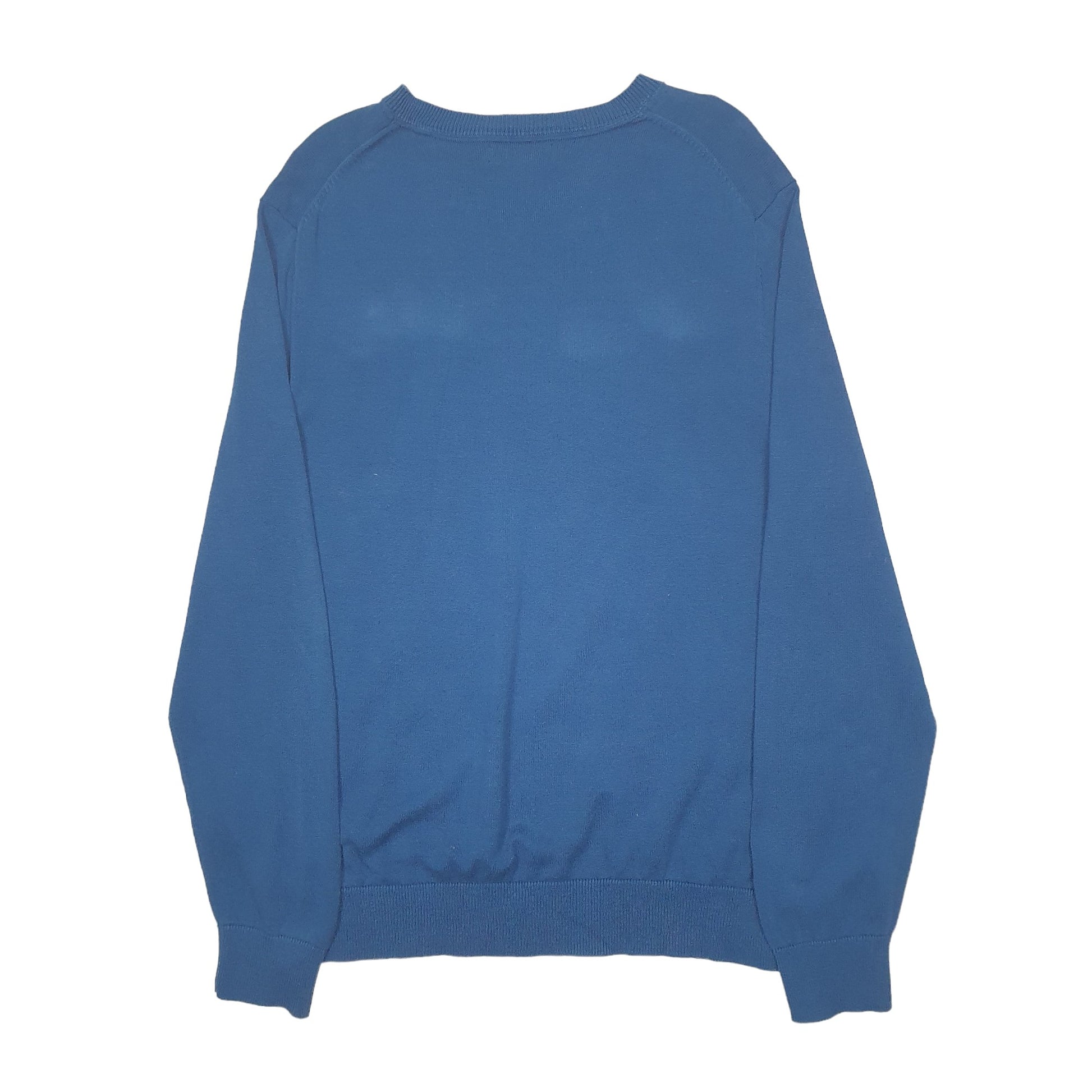 Mens Blue Nautica Knit Crewneck Jumper