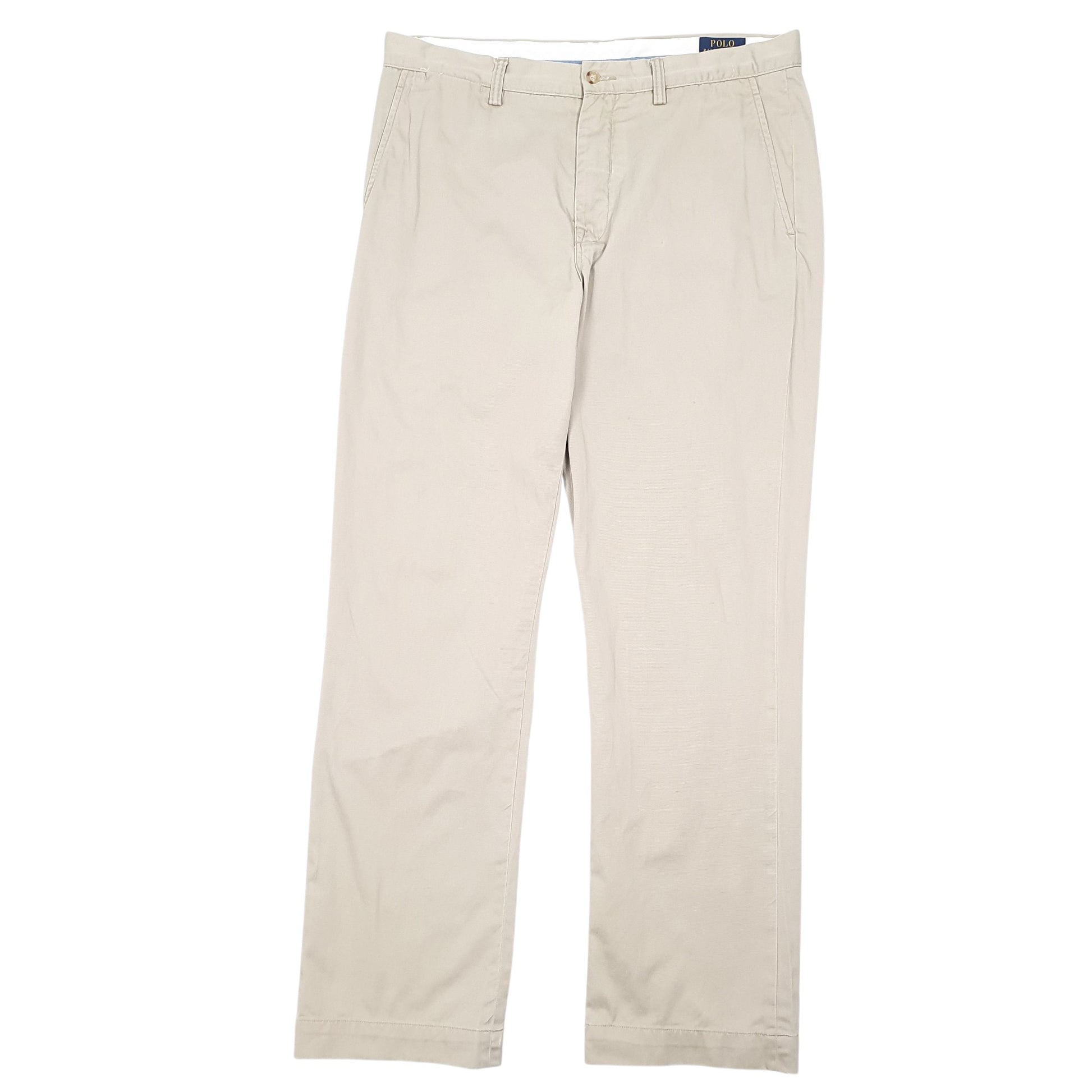 Mens Beige Polo Ralph Lauren Classic Chino Trousers