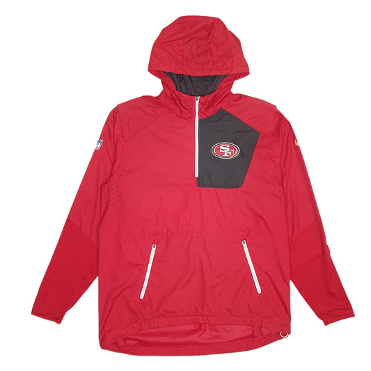 Mens Red Nike NFL Sanfransico 49ers  Coat