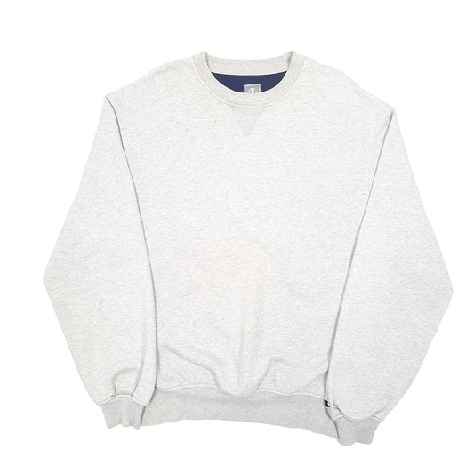 Mens Grey Champion  Crewneck Jumper
