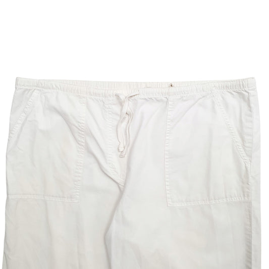 Womens White L.L.Bean  Chino Trousers