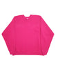 Womens Pink Fruit Of The Loom Made In USA Vintage 90's Crewneck Jumper