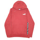 Mens Red Puma  Hoodie Jumper