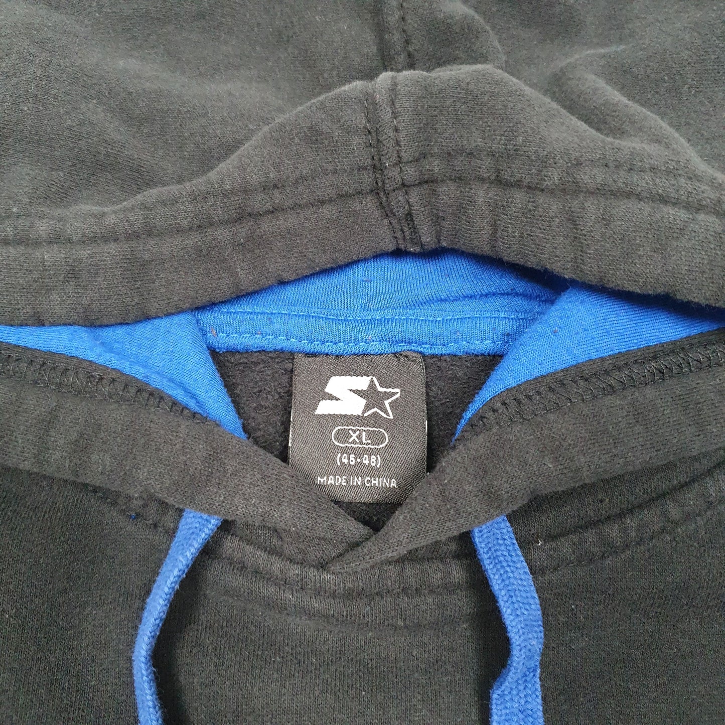 Mens Black Starter  Hoodie Jumper