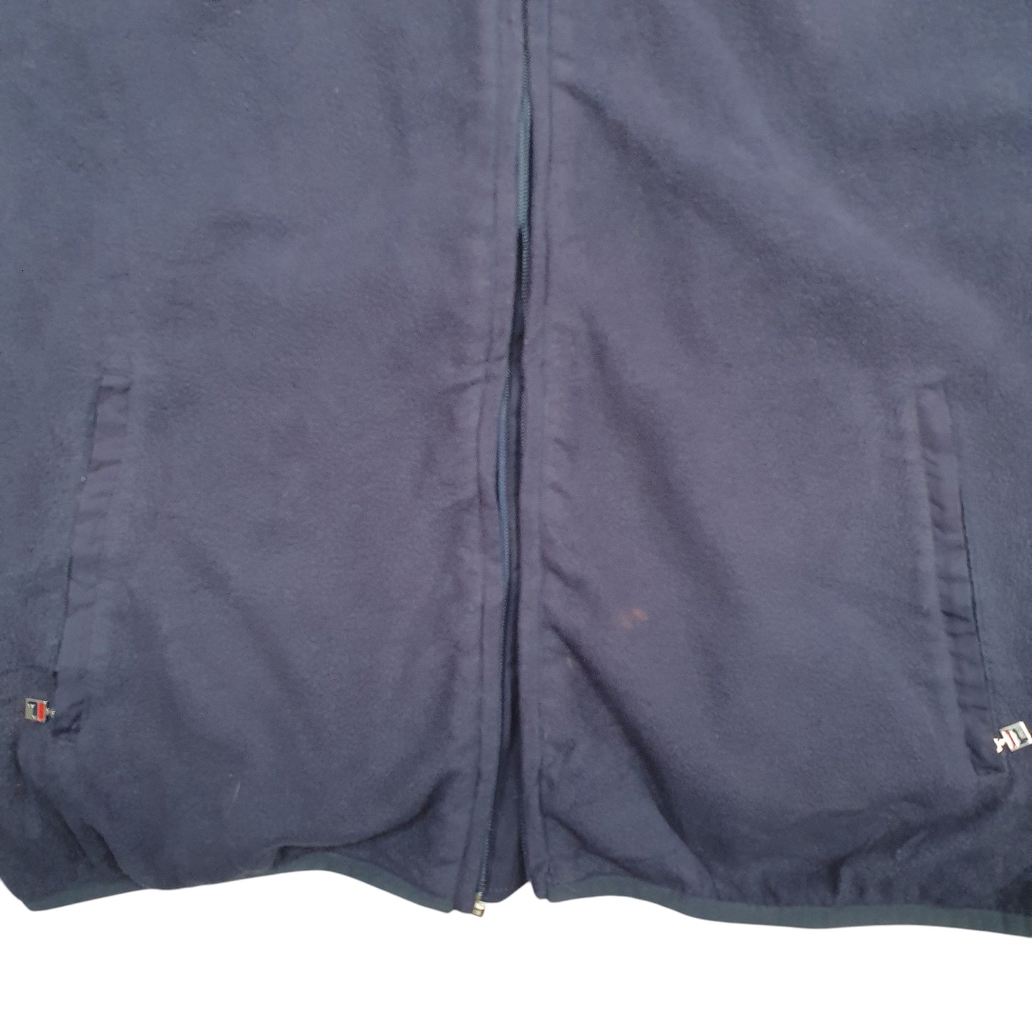 Mens Navy Fila  Crewneck Coat